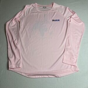 SV Delos UPF Sailing Shirt LS Sun Medium Pink Women's Crew Neck Graphic Top
